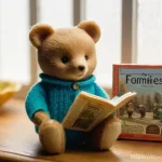 실바니안 가족 교환 및 리셀 팁 - **Prompt:** A cozy, well-lit scene featuring an adult collector, with a warm, joyful expression, car...