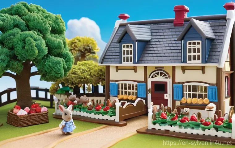 실바니안 가족 캐릭터 성격 별 특징 - **Prompt:** A heartwarming scene featuring Freya Chocolate Rabbit, dressed in a delicate, pastel-col...