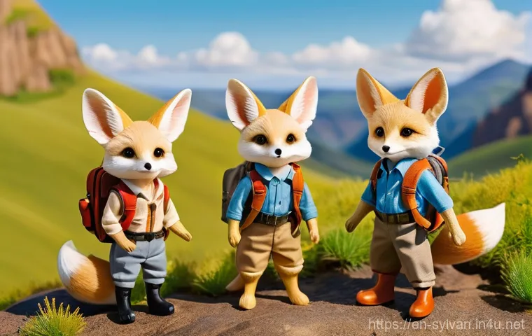 실바니안 가족 캐릭터 성격 별 특징 - **Prompt:** A bustling, vibrant Sylvanian village square on a sunny afternoon, filled with various a...