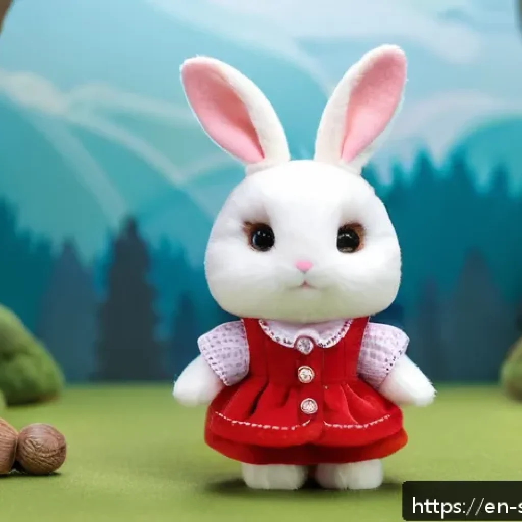 실바니안 가족 코스프레 아이디어 - A detailed Sylvanian Families cosplay featuring a woodland rabbit character wearing a soft faux fur ...