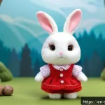 실바니안 가족 코스프레 아이디어 - A detailed Sylvanian Families cosplay featuring a woodland rabbit character wearing a soft faux fur ...