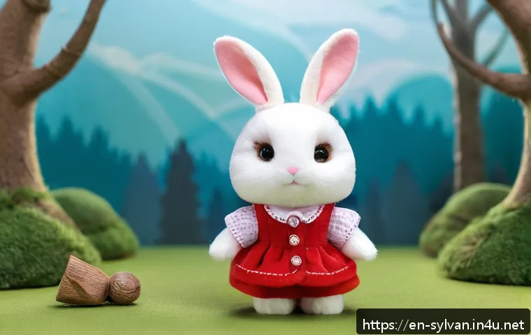 실바니안 가족 코스프레 아이디어 - A detailed Sylvanian Families cosplay featuring a woodland rabbit character wearing a soft faux fur ...